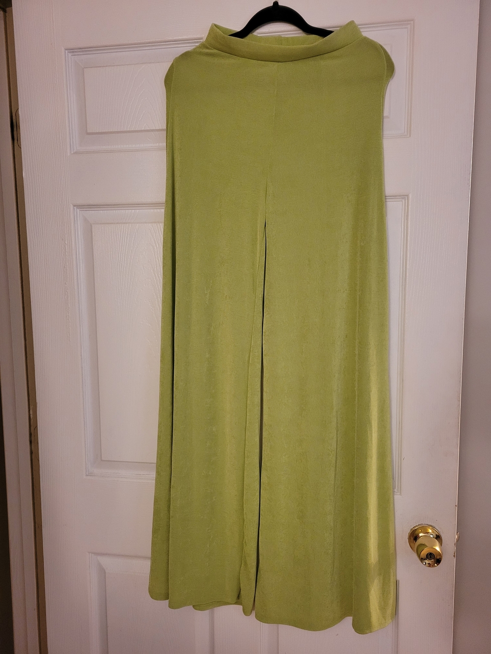 Flowy Olive Green Wide-Leg Palazzo Pants